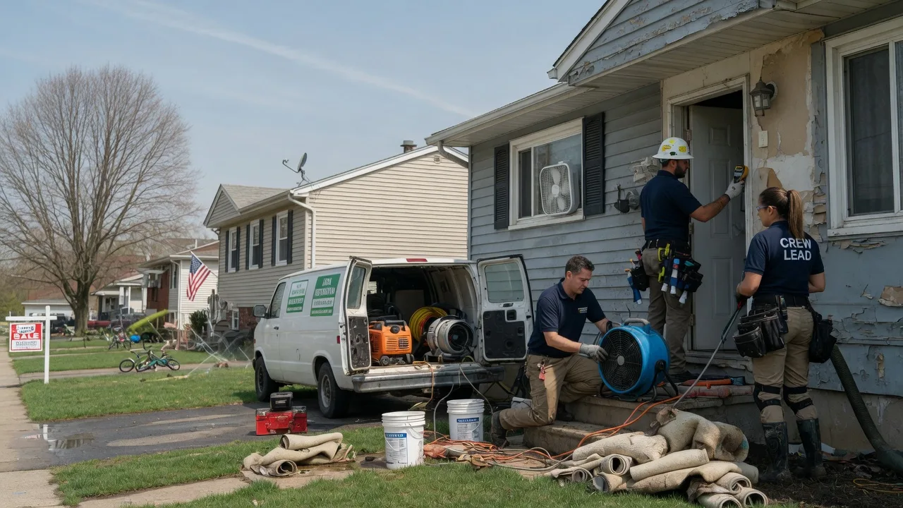 Flood Cleanup in Leavittsburg, OH near me