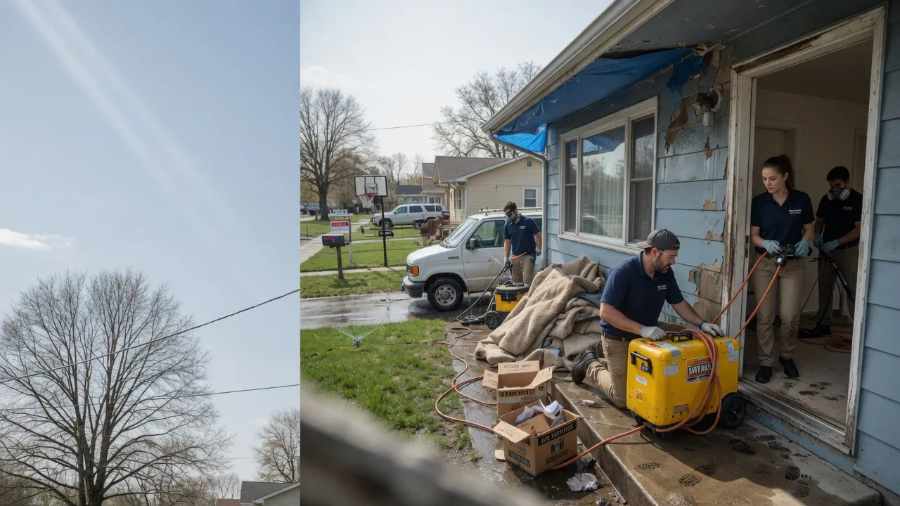 Basement Flood Cleanup in Leavittsburg, OH near me